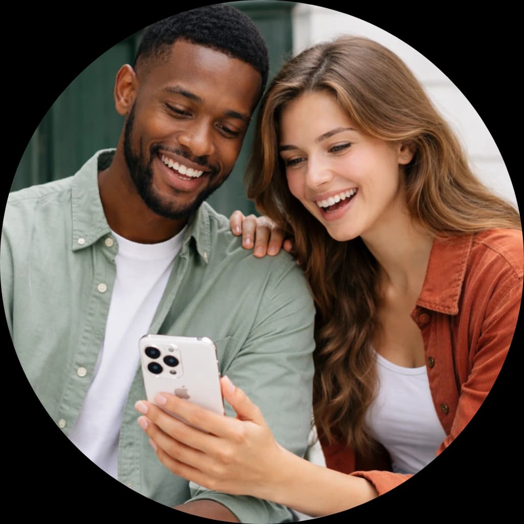 Passenger reviewing flight compensation claim on a mobile device